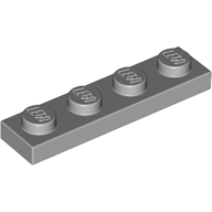 Lego destička 1x4, světle modro šedá (4211445)